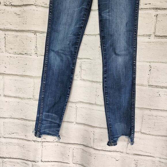 $128 MADEWELL Women 25 10" High-Riser Skinny Jeans in Hayes Wash #F4684 Rise - Picture 3 of 11